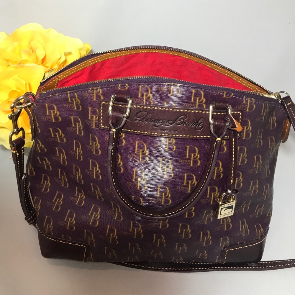1975 Signature Purple Dooney & Bourke Satchel